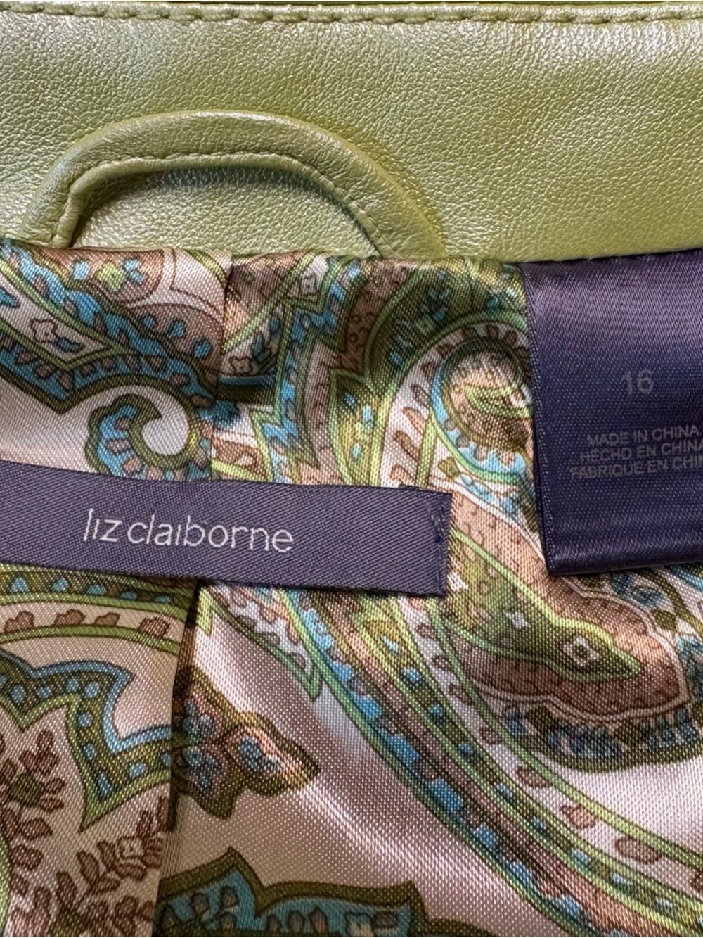 Liz Claiborne genuine leather jacket. - Picture 11 of 14